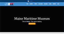 Desktop Screenshot of mainemaritimemuseum.org